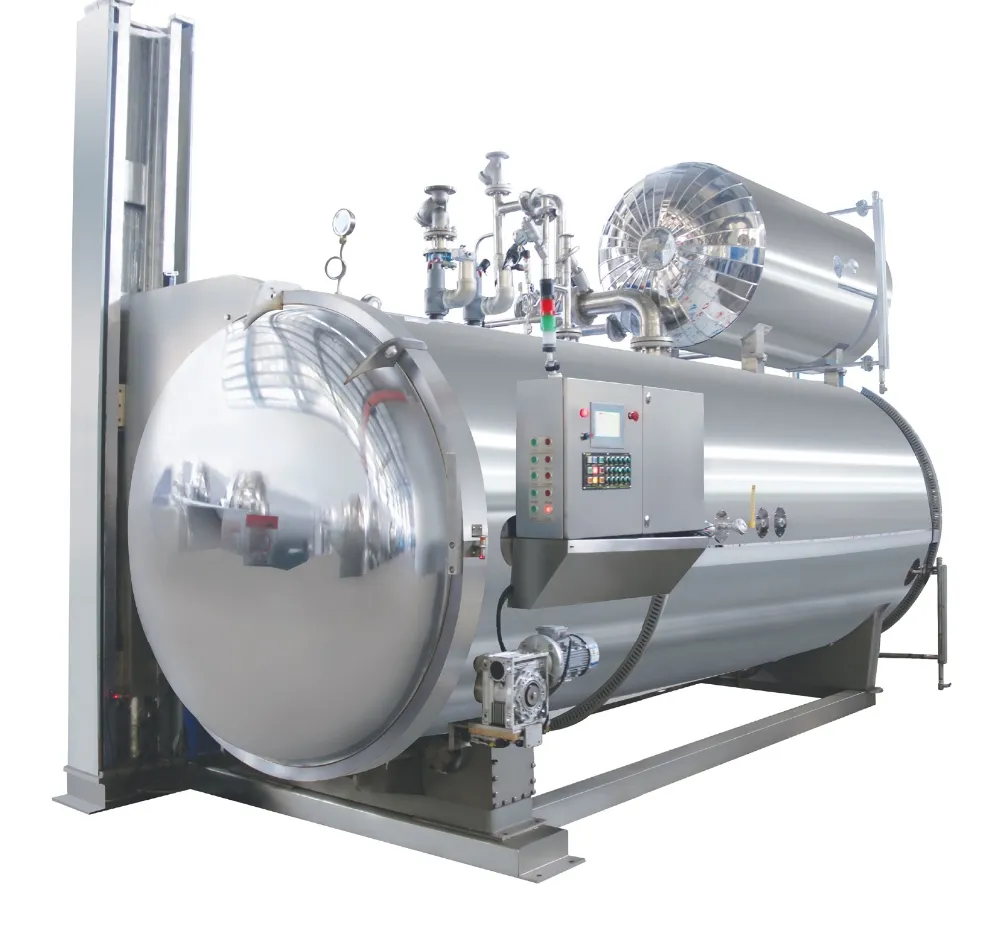  Autoclave for Plastic Cup Water Spray Steam Retort Sterilization Fruit & Vegetable - Sterilization Pot - foodmachtech